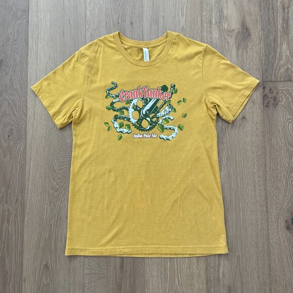 Eddyline Brewery T-Shirt Men Medium Crank Yanker India Pale Ale Beer MTB - Picture 7 of 15